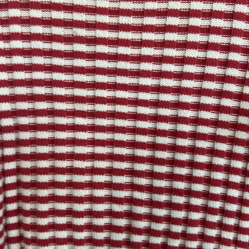 THE GREAT. Women's Cream and Red Crewneck Sweater Size Small - Picture 4 of 4